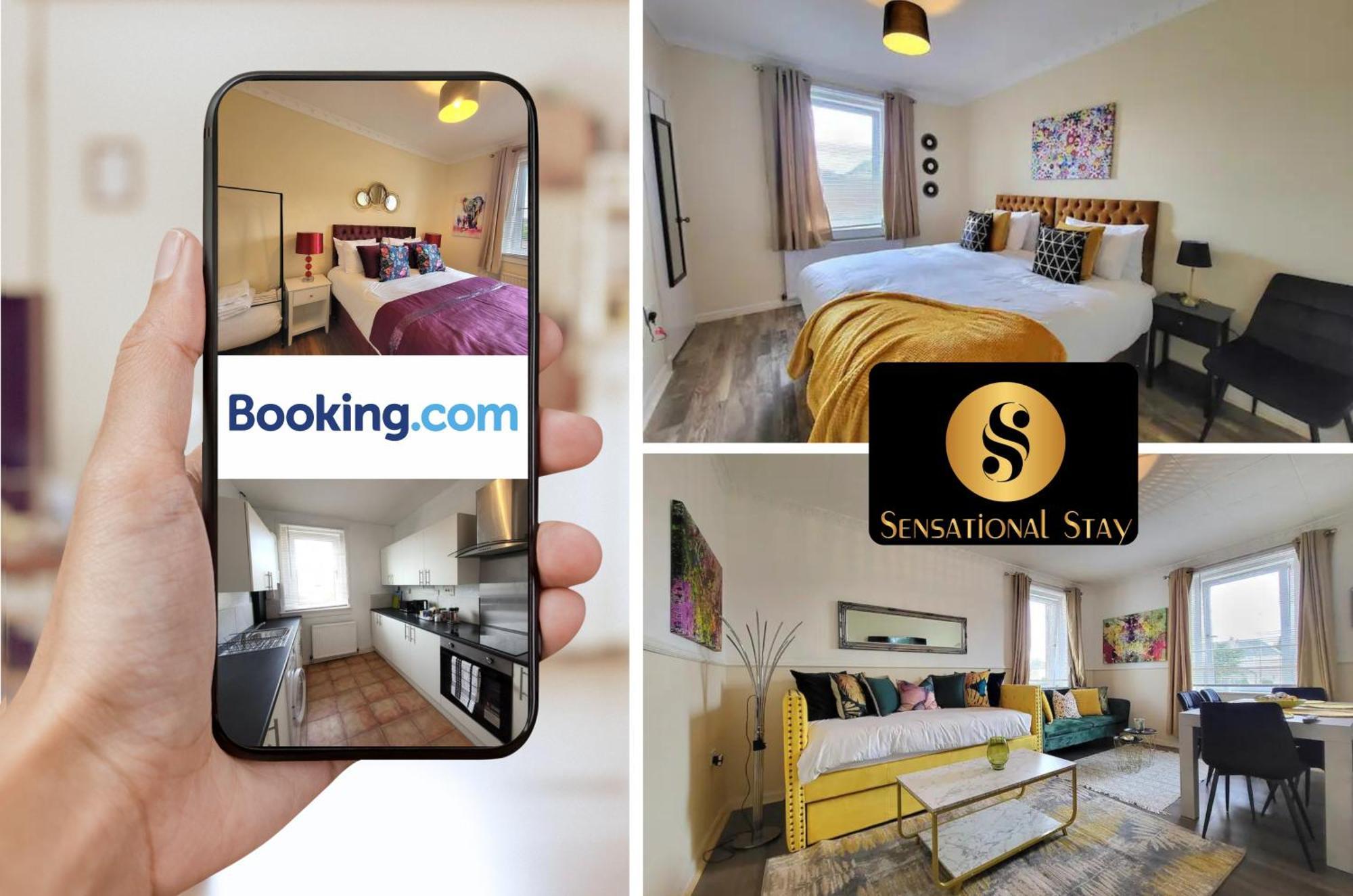 4 Bedrooms Apartment By Sensational Stay Short Lets & Serviced Accommodation EDI Kültér fotó